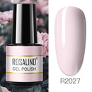 ROSALIND 7ML Vernis Semi Permanent Gel Nail Polish For Nail Soak Off Gel Varnish Design Nail Art Plastic Bottle Gel Polish