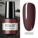 ROSALIND 7ML Vernis Semi Permanent Gel Nail Polish For Nail Soak Off Gel Varnish Design Nail Art Plastic Bottle Gel Polish