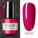 ROSALIND 7ML Vernis Semi Permanent Gel Nail Polish For Nail Soak Off Gel Varnish Design Nail Art Plastic Bottle Gel Polish