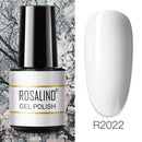 ROSALIND 7ML Vernis Semi Permanent Gel Nail Polish For Nail Soak Off Gel Varnish Design Nail Art Plastic Bottle Gel Polish