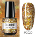 ROSALIND 7ML Vernis Semi Permanent Gel Nail Polish For Nail Soak Off Gel Varnish Design Nail Art Plastic Bottle Gel Polish