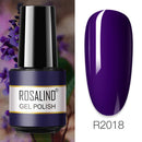 ROSALIND 7ML Vernis Semi Permanent Gel Nail Polish For Nail Soak Off Gel Varnish Design Nail Art Plastic Bottle Gel Polish