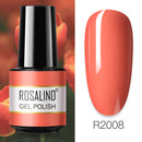 ROSALIND 7ML Vernis Semi Permanent Gel Nail Polish For Nail Soak Off Gel Varnish Design Nail Art Plastic Bottle Gel Polish