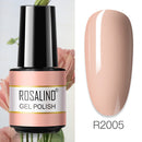 ROSALIND 7ML Vernis Semi Permanent Gel Nail Polish For Nail Soak Off Gel Varnish Design Nail Art Plastic Bottle Gel Polish