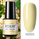 ROSALIND 7ML Vernis Semi Permanent Gel Nail Polish For Nail Soak Off Gel Varnish Design Nail Art Plastic Bottle Gel Polish