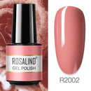 ROSALIND 7ML Vernis Semi Permanent Gel Nail Polish For Nail Soak Off Gel Varnish Design Nail Art Plastic Bottle Gel Polish