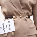 Adjustable PU Leather Ladies Dress Belts Skinny Thin Women Waist Belts Strap Gold Color Buckle Female Belts pasek damski