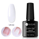 UR SUGAR Milky White Jelly Gel Polish 7.5ml Soak Off UV Gel Nail Polish Varnish Semi-permanent Nail Art UV LED Varnish