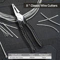 6''8''9'' Multifunction Pliers Set Combination Pliers Stripper/Crimper/Cutter Heavy Duty Wire Pliers Diagonal Pliers Hand Tools