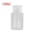60/120/150/200ml Empty Pump Dispenser Liquid UV Gel Polish Nail Art Polish Clean Acetone Bottle Polish Cleanser Remover Bottle