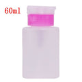 60/120/150/200ml Empty Pump Dispenser Liquid UV Gel Polish Nail Art Polish Clean Acetone Bottle Polish Cleanser Remover Bottle