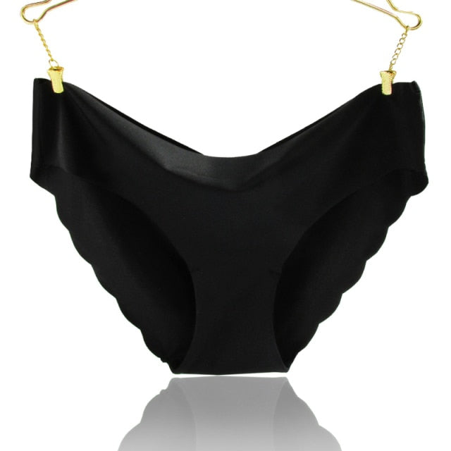 Women Seamless Panties Ultra-thin Underwear Comfort Intimates Sexy Lingerie Plus Size Low-Rise Female Underpants Briefs