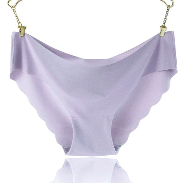 Women Seamless Panties Ultra-thin Underwear Comfort Intimates Sexy Lingerie Plus Size Low-Rise Female Underpants Briefs