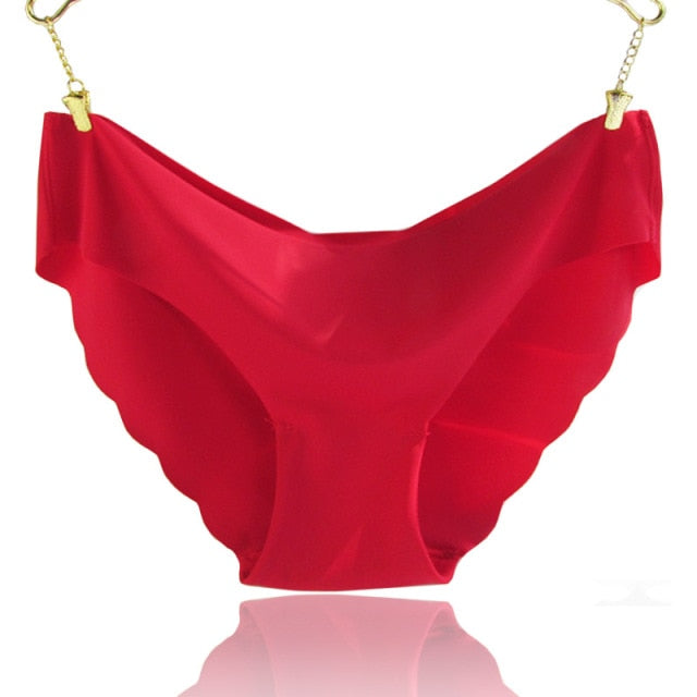 Women Seamless Panties Ultra-thin Underwear Comfort Intimates Sexy Lingerie Plus Size Low-Rise Female Underpants Briefs