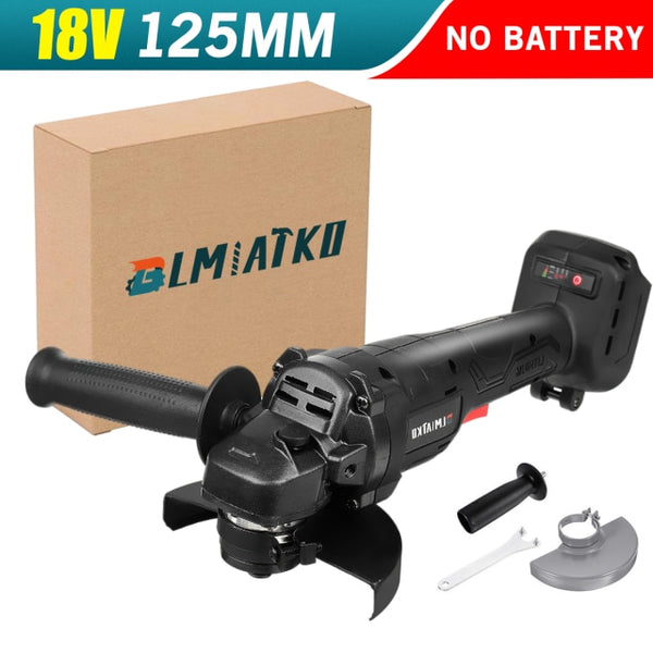 18V 800W 125mm Brushless Cordless Impact Angle Grinder without battery DIY Power Tool Cutting Machine Polisher Fr Makita Battery