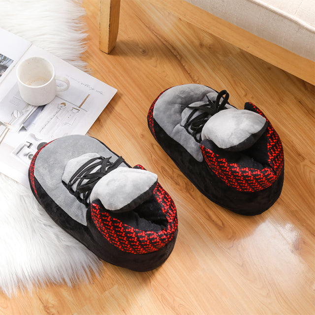 Winter Warm Slippers Women Cute Home Slippers Unisex One Size Sneakers Men House Floor Cotton Shoes Woman EU 35-44 Plush Sliders