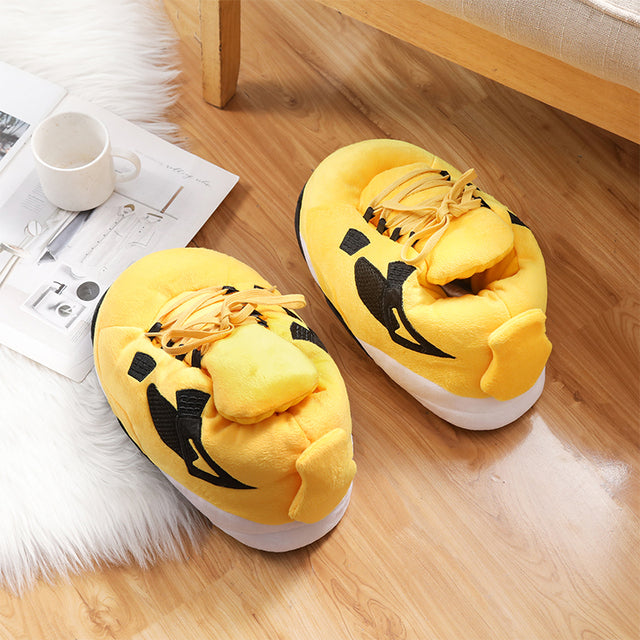 Winter Warm Slippers Women Cute Home Slippers Unisex One Size Sneakers Men House Floor Cotton Shoes Woman EU 35-44 Plush Sliders