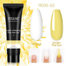 ROSALIND 15ml Poly Extension Nail Gel For Nail Art Manicure Design 80 Colors UV Varnishes Semi Permanent Builder Nail Gel Polish