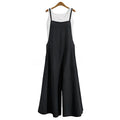 Instylish Women's Oversize Bib Trousers Wide Leg pants Overalls Jumpsuit Romper Summer Trousers with Straps Casual Streetwear