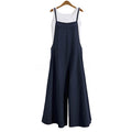 Instylish Women's Oversize Bib Trousers Wide Leg pants Overalls Jumpsuit Romper Summer Trousers with Straps Casual Streetwear