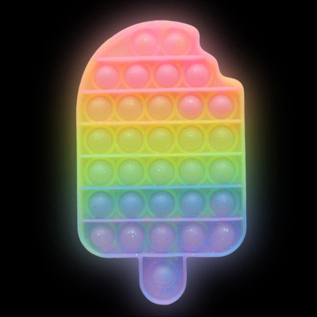 New Push Bubble Fidget Antistress Toys Adult Kids Unicorn Dinosaur Fidget Sensory Toy Autism Special Needs Stress Reliever 2021