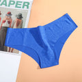 AIJOLEN  Printed Plant Underwear Ice Silk Seamless Panties Female Underpants Briefs Solid Color Women's Underwear Soft Lingerie