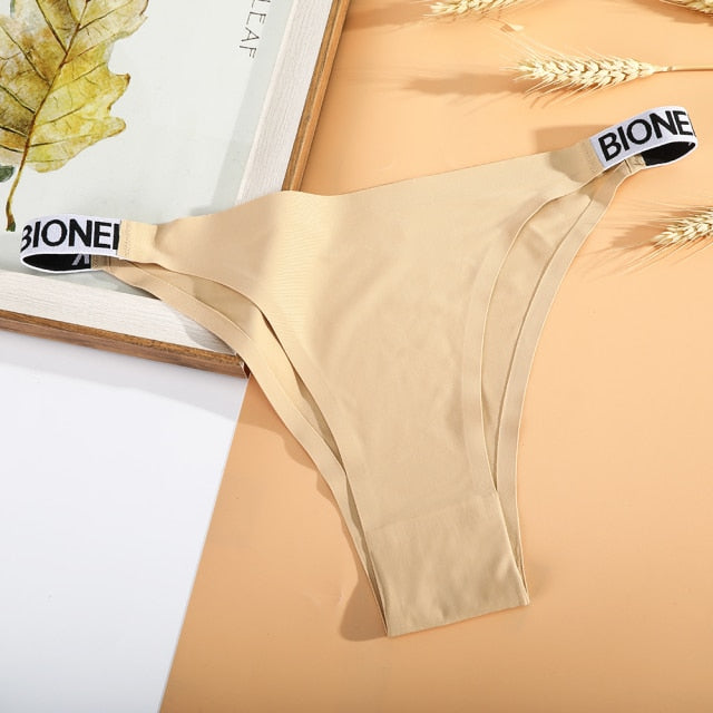 AIJOLEN  Printed Plant Underwear Ice Silk Seamless Panties Female Underpants Briefs Solid Color Women's Underwear Soft Lingerie