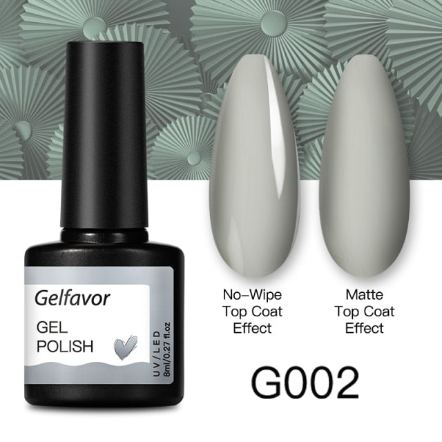 GELFAVOR Gel Nail Polish 8ML Soak Off Nail Gel Polish Varnish For Nails Art Semi Permanent Manicure Varnish Hybrid Nail Gel