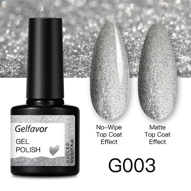 GELFAVOR Gel Nail Polish 8ML Soak Off Nail Gel Polish Varnish For Nails Art Semi Permanent Manicure Varnish Hybrid Nail Gel
