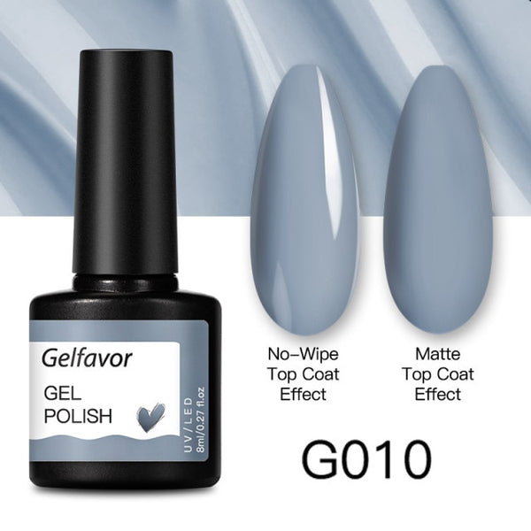 GELFAVOR Gel Nail Polish 8ML Soak Off Nail Gel Polish Varnish For Nails Art Semi Permanent Manicure Varnish Hybrid Nail Gel