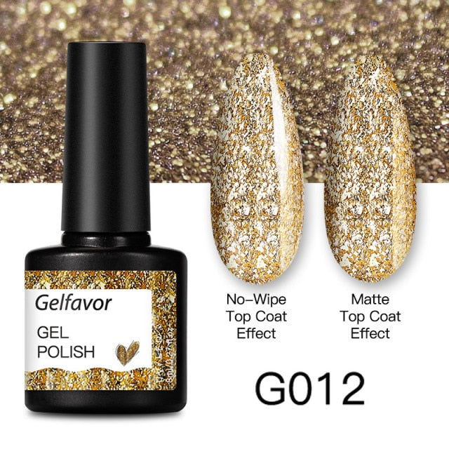 GELFAVOR Gel Nail Polish 8ML Soak Off Nail Gel Polish Varnish For Nails Art Semi Permanent Manicure Varnish Hybrid Nail Gel