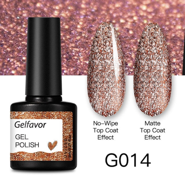 GELFAVOR Gel Nail Polish 8ML Soak Off Nail Gel Polish Varnish For Nails Art Semi Permanent Manicure Varnish Hybrid Nail Gel