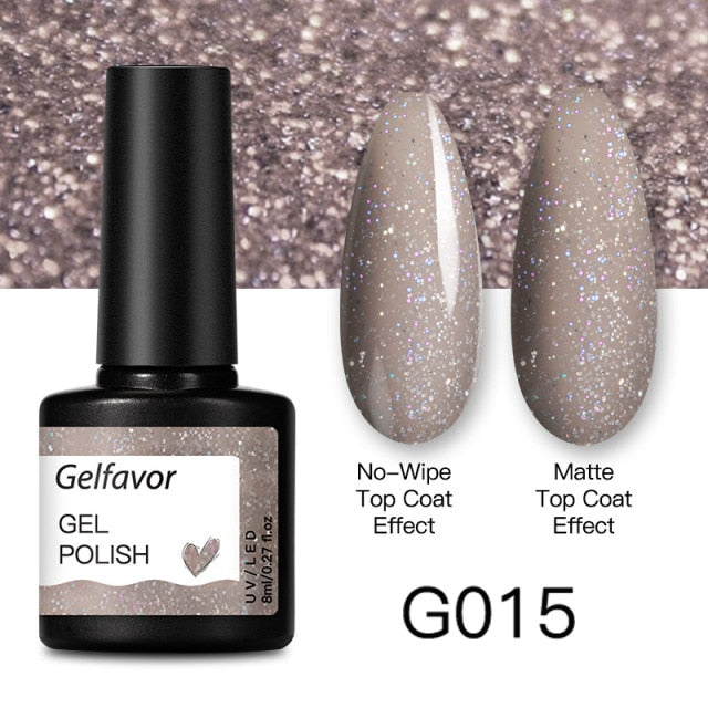 GELFAVOR Gel Nail Polish 8ML Soak Off Nail Gel Polish Varnish For Nails Art Semi Permanent Manicure Varnish Hybrid Nail Gel
