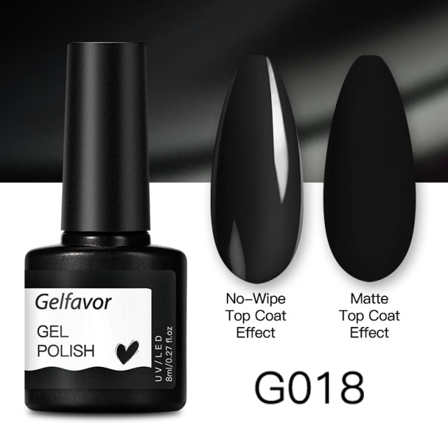 GELFAVOR Gel Nail Polish 8ML Soak Off Nail Gel Polish Varnish For Nails Art Semi Permanent Manicure Varnish Hybrid Nail Gel