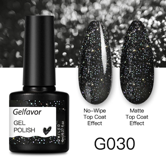 GELFAVOR Gel Nail Polish 8ML Soak Off Nail Gel Polish Varnish For Nails Art Semi Permanent Manicure Varnish Hybrid Nail Gel