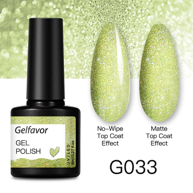 GELFAVOR Gel Nail Polish 8ML Soak Off Nail Gel Polish Varnish For Nails Art Semi Permanent Manicure Varnish Hybrid Nail Gel