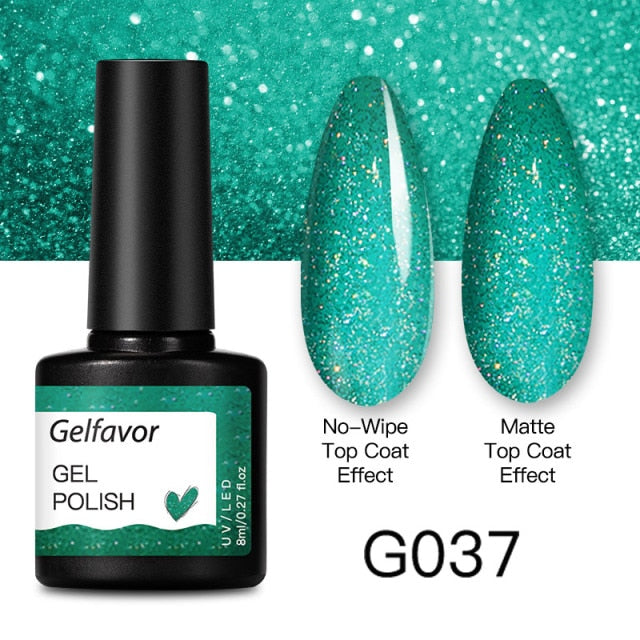 GELFAVOR Gel Nail Polish 8ML Soak Off Nail Gel Polish Varnish For Nails Art Semi Permanent Manicure Varnish Hybrid Nail Gel