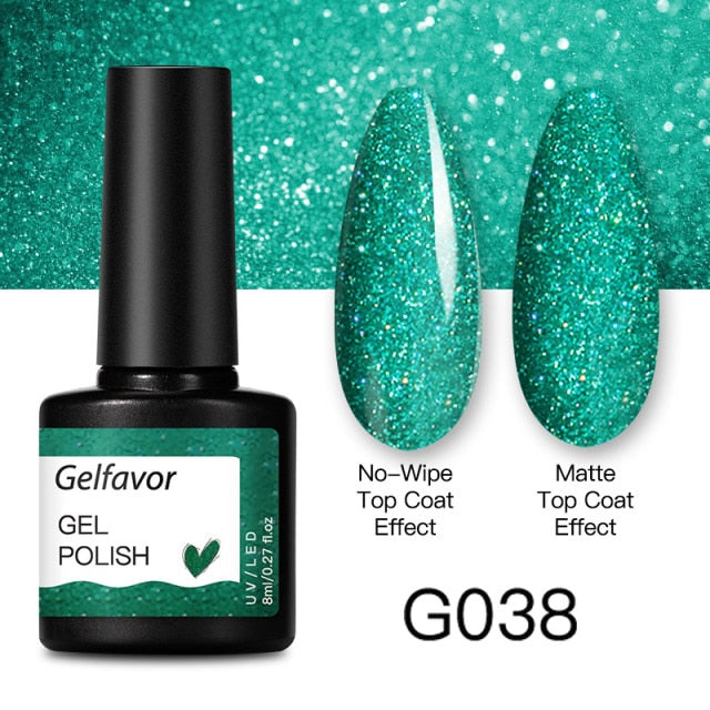GELFAVOR Gel Nail Polish 8ML Soak Off Nail Gel Polish Varnish For Nails Art Semi Permanent Manicure Varnish Hybrid Nail Gel