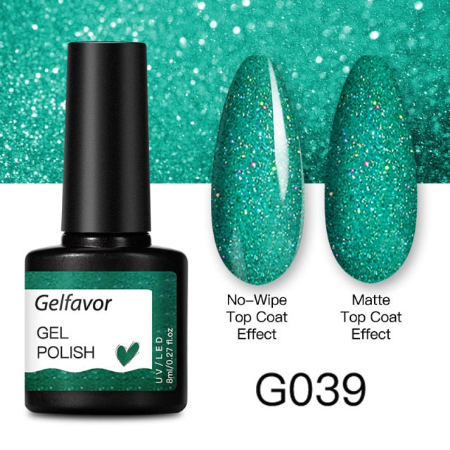 GELFAVOR Gel Nail Polish 8ML Soak Off Nail Gel Polish Varnish For Nails Art Semi Permanent Manicure Varnish Hybrid Nail Gel