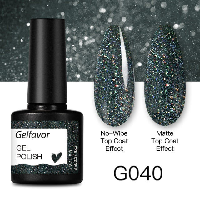 GELFAVOR Gel Nail Polish 8ML Soak Off Nail Gel Polish Varnish For Nails Art Semi Permanent Manicure Varnish Hybrid Nail Gel