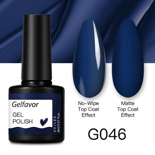 GELFAVOR Gel Nail Polish 8ML Soak Off Nail Gel Polish Varnish For Nails Art Semi Permanent Manicure Varnish Hybrid Nail Gel