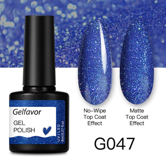 GELFAVOR Gel Nail Polish 8ML Soak Off Nail Gel Polish Varnish For Nails Art Semi Permanent Manicure Varnish Hybrid Nail Gel