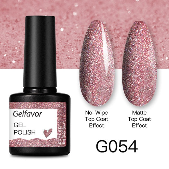 GELFAVOR Gel Nail Polish 8ML Soak Off Nail Gel Polish Varnish For Nails Art Semi Permanent Manicure Varnish Hybrid Nail Gel