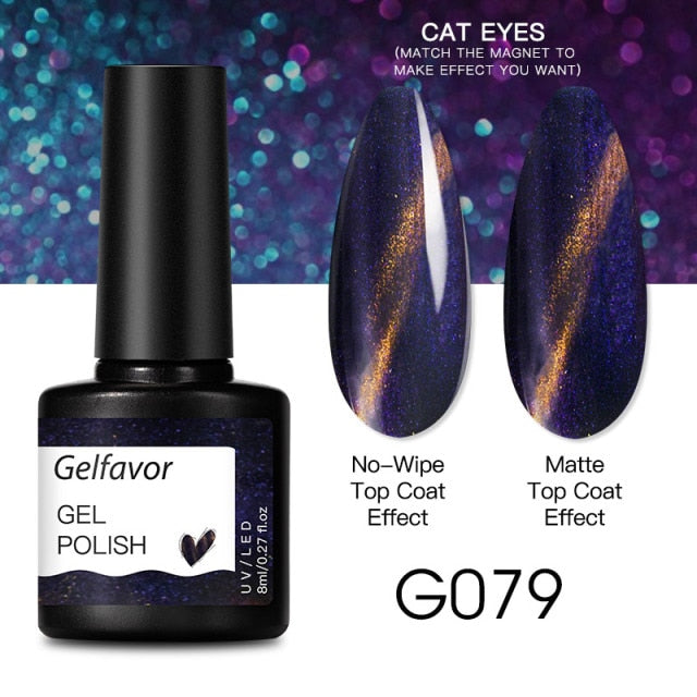 GELFAVOR Gel Nail Polish 8ML Soak Off Nail Gel Polish Varnish For Nails Art Semi Permanent Manicure Varnish Hybrid Nail Gel