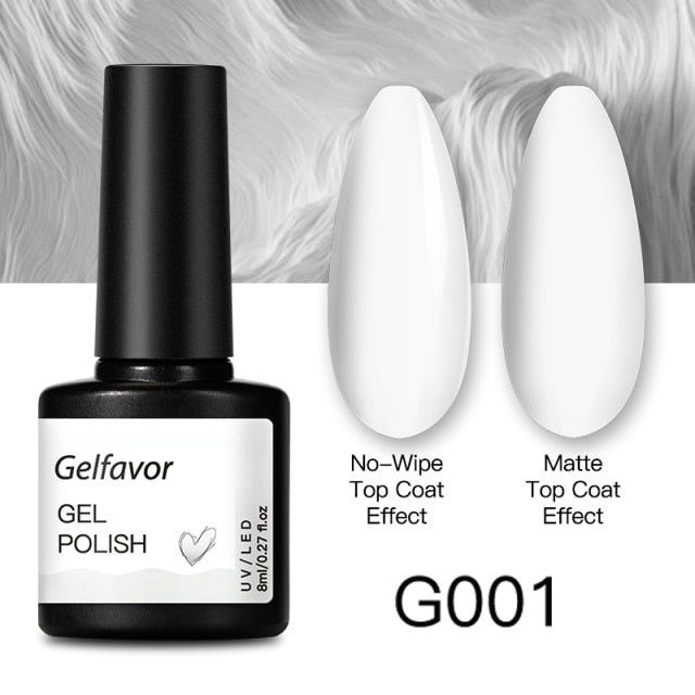 GELFAVOR Gel Nail Polish 8ML Soak Off Nail Gel Polish Varnish For Nails Art Semi Permanent Manicure Varnish Hybrid Nail Gel