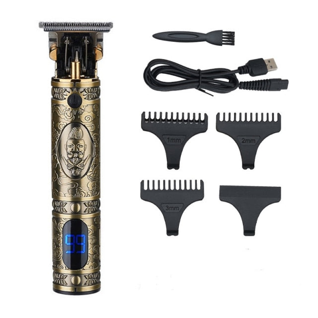 T9 Cordless Hair Clipper Bald Head Electric Hair Trimmer For Men USB Rechargeable Hair Clippers Barber Shaving Cutting Machine