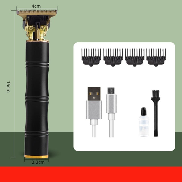 T9 Cordless Hair Clipper Bald Head Electric Hair Trimmer For Men USB Rechargeable Hair Clippers Barber Shaving Cutting Machine