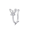 1Pcs C Shaped Fake Nose Ring Hoop Septum Rings Twist U Shape Nose Piercing Fake Piercing Oreja Pircing Jewelry Faux Piercing