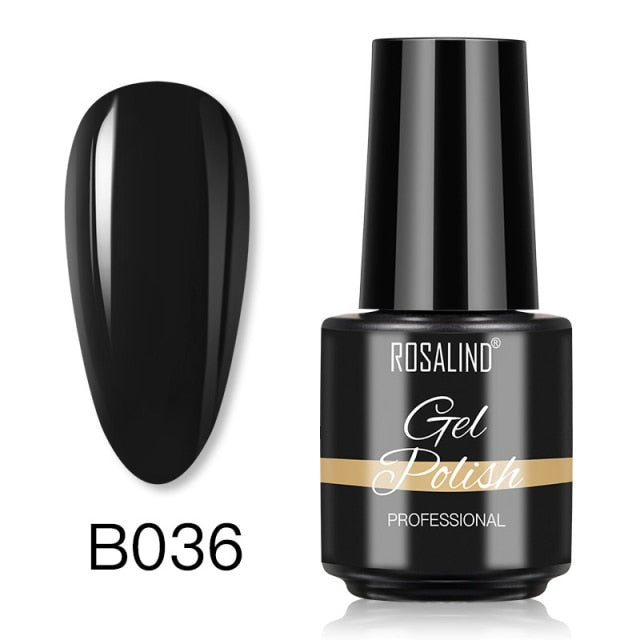 ROSALIND 7ml Matt Top Coat gel Lacquer Long-lasting Soak-off UV LED Gel color Manicure polish for Nail Art gel varnish