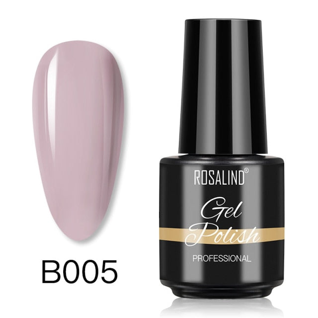 ROSALIND 7ml Matt Top Coat gel Lacquer Long-lasting Soak-off UV LED Gel color Manicure polish for Nail Art gel varnish